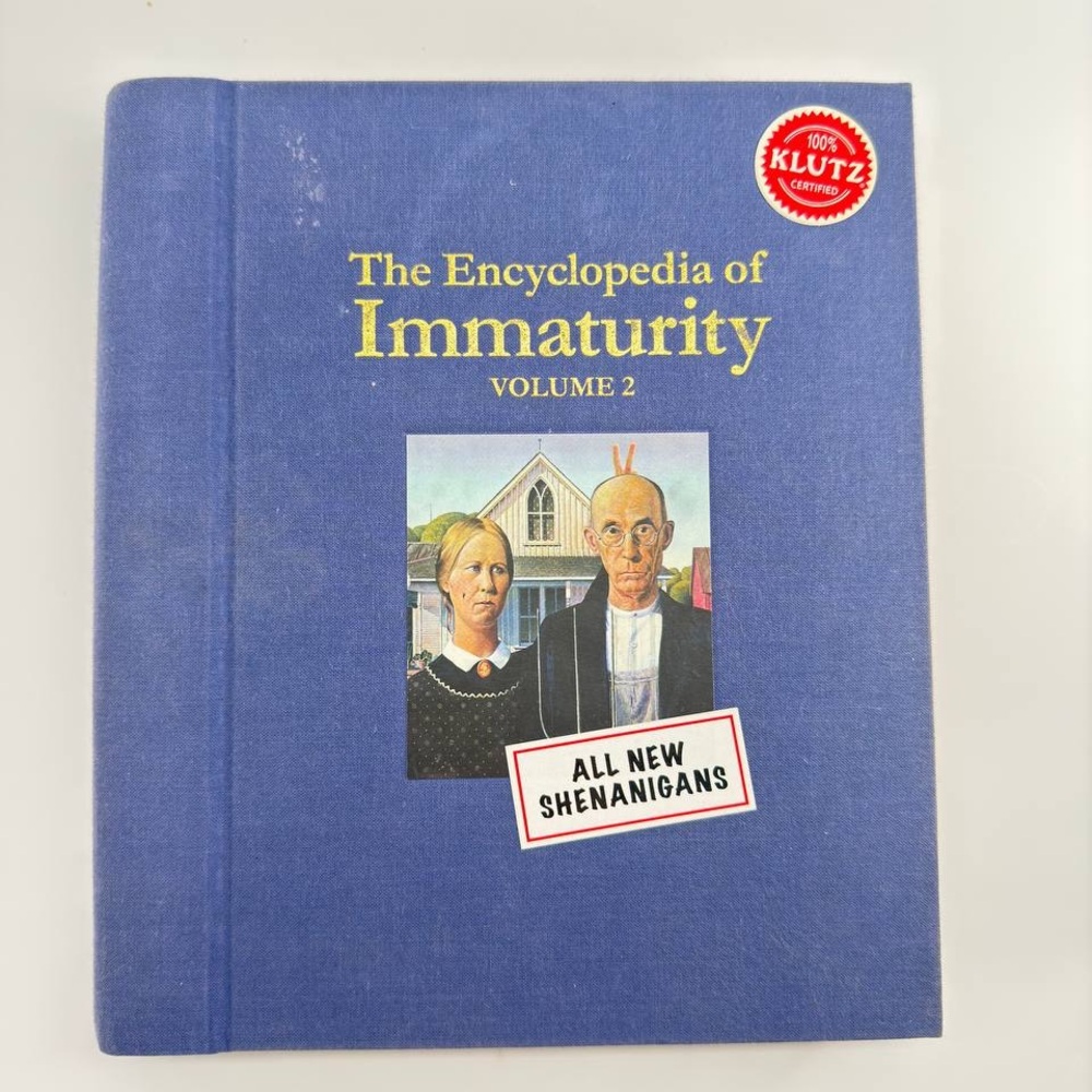 Encyclopedia of Immaturity Volume 2 by Editors of Klutz (2009, Hardcover)